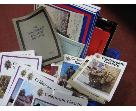 A Collection of Books and Magazines, all relating to the Coldstream Guards, plus 'Military badge Collecting' by John Gaylor, 