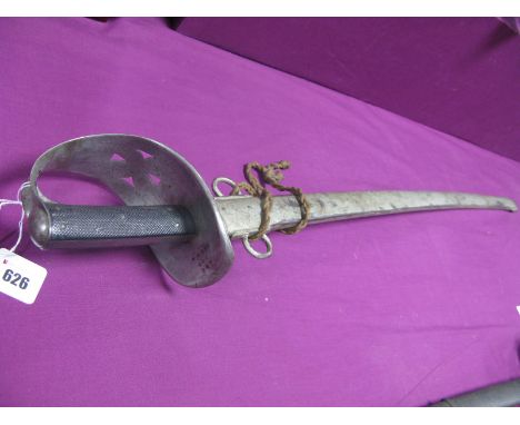 A Victorian 1864 Cavalry Sword, by German manufacturer Weyersburg Kirschbaum, Solingham, excellent blade, steel hilt with "Ma