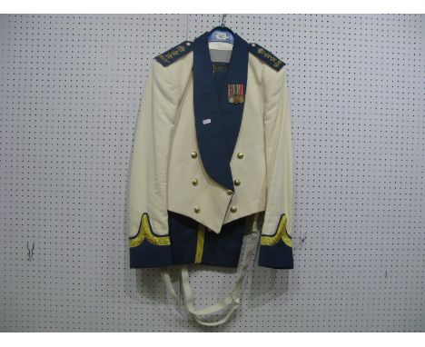 A Late XX Century Mess Jacket, Waistcoat and Trousers, to an Officer in The Sultan of Oman's Air Force.