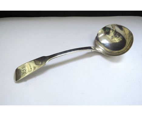 A James Beebe silver sauce ladle, London 1833, 58.2g 