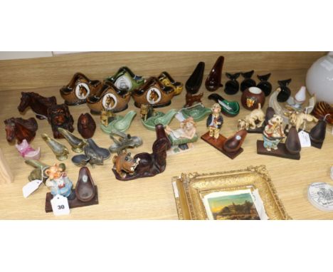 A collection of assorted pipe stands