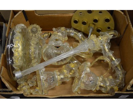 A Murano glass light fitting.
