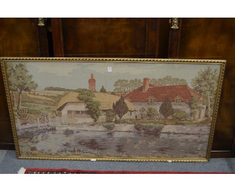A tapestry picture.