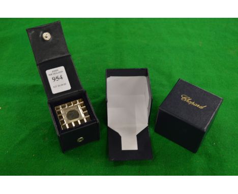 A Chopard cube clock.