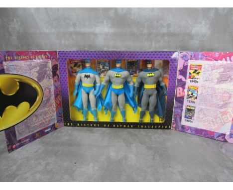 A BOXED KENNER 'THE HISTORY OF BATMAN COLLECTION' SET OF THREE BATMAN FIGURES 