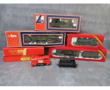 SIX BOXED 00 GAUGE LOCOMOTIVES BY HORNBY AND LIMA, to include Hornby Albert Hall steam locomotive and tender 4-6-0, Lima King