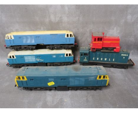 FOUR O GAUGE LOCOMOTIVES, together with a Lima  O gauge shunter