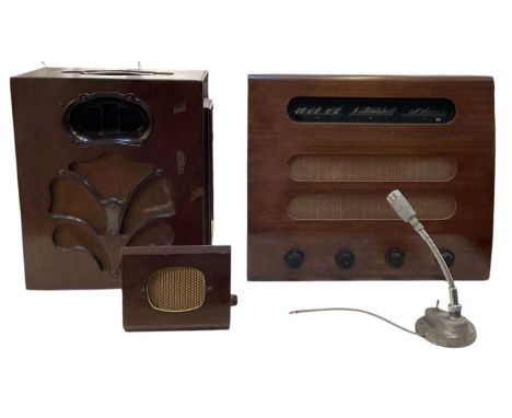 MARCONI; an early 20th century speaker, Murphy valve radio, Richard Allan Bonnie Bafflette 2-4 ohms Independence speaker and 