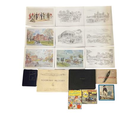 ZEPPELIN-WELTFAHRTEN; a booklet including small cut-out photographs, a Stanley Gibbons Gay Venture stamp album, an Ace Conque