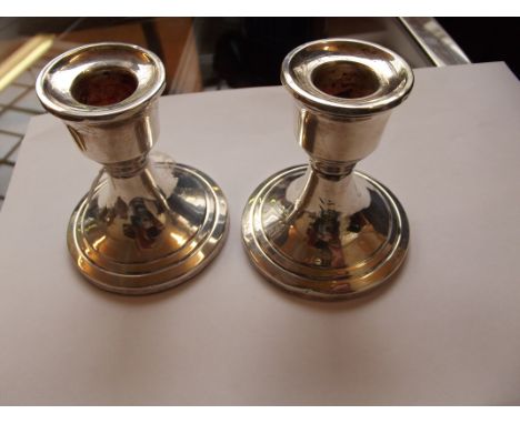 2 silver dwarf candle stick