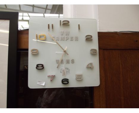 VW camper vans clock