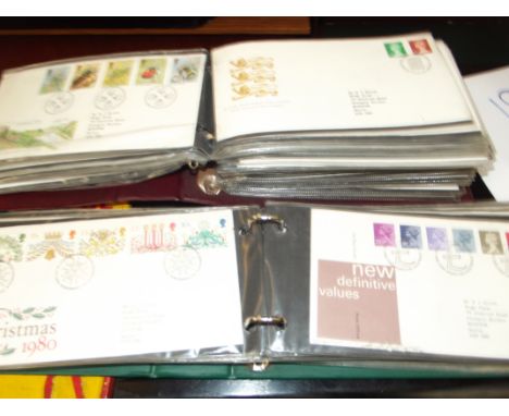 Two large albums of First Day Covers 