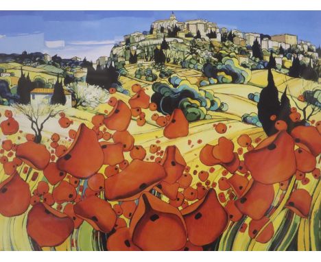 Leon Zanella, blind stamped, signed limited edition print 172/200, image 68 x 49cm, overall 116 x 80cm. Not available for in-