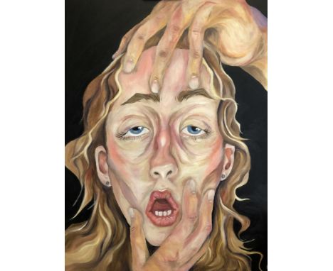 Framed.&nbsp;Oil on canvas. 600mm x 800mm x 20mm
ARTIST STATEMENT: A self portrait exploring the emotions behind trauma, insp