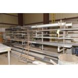 Steel Storage Rack, 16'L x 48" W x 75"H