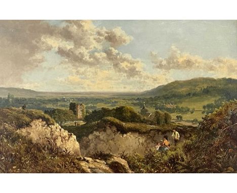 Edmund John Niemann (British, 1813-1876), View of Bolton Abbey; View of Otford, Kent, a pair, both signed l.l., one titled ve