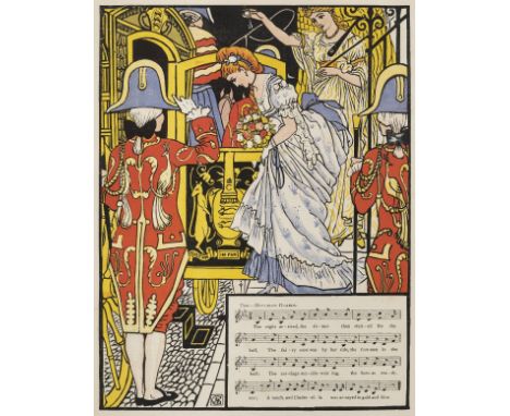 Crane (Walter, illustrator). The Children's Musical Cinderella, told in Familiar Words to Familiar Tunes, by William Routledg