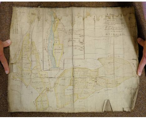 *Manuscript map. A Plan of Pentre-bach farm the property of Mr Edw. Thomas. Graweth farm the property of Rydybiw(?) Chapel & 