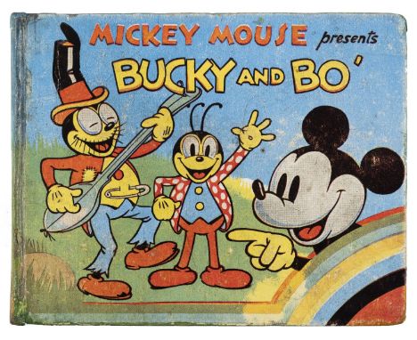 Disney (Walt). Mickey Mouse Presents Bucky and Bo, Dean & Son, Ltd., circa 1936, black & white illustrations throughout, tone