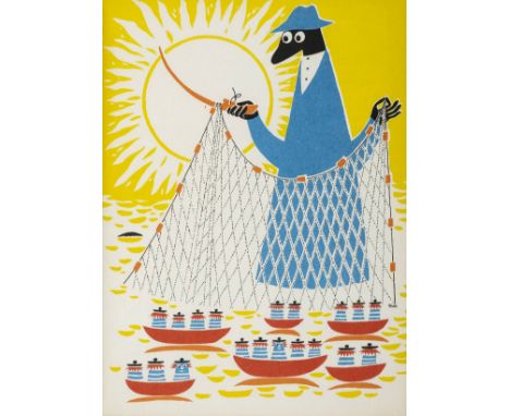 Jansson (Tove). Who Will Comfort Toffle?, translated by Kingsley Hart, 1960, colour illustrations, original red cloth, dust j