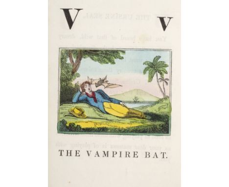 Harvey & Darton (publishers). Let Me Look, Papa! or, Pictures of Animals, [1838], alphabet book with twenty-four hand-coloure