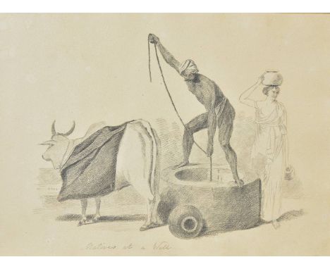 India - Artist's Sketchbook. An album of drawings by C.F.G. Watkin, Madras, circa 1815-20,  pencil drawings and some watercol