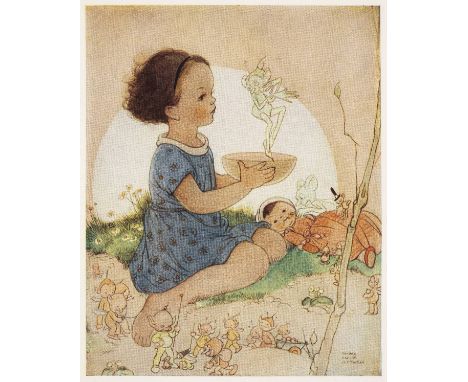 Attwell (Mabel Lucie, illustrator). Lucie Attwell's Fairy Book, 1st edition, S.W. Partridge, 1932, 12 colour plates, includin