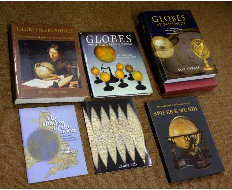 Globes. Dekker (Elly), Globes at Greenwich, published Oxford University Press & The Martime Museum Greenwich, 1999,  numerous