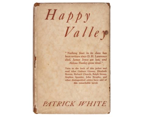 White (Patrick). Happy Valley. A Novel, 1st edition, 2nd impression, February 1939, original cloth (spine slightly darkened w