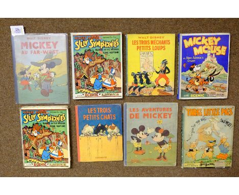 Disney (Walt). Mickey Mouse in King Arthur's Court, London: Dean & Son, Ltd., [1935], four double-page pop-ups, black & white