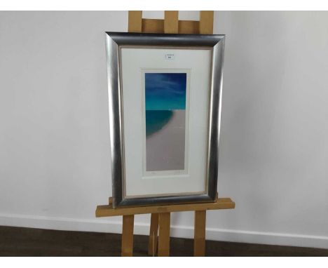 * LAWRENCE COULSON (BRITISH b. 1962), SUMMER BEACH limited edition lithograph on paper, signed and numbered 331/395mounted, f