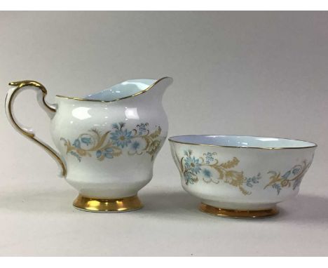 TWO PARAGON TEA SERVICES, one service in the Classic pattern and the other with floral and gilt decoration, each service comp