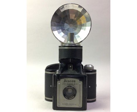 COLLECTION OF CAMERAS, including a Beacon two twenty five, Agfa, four Polaroid, and other related items