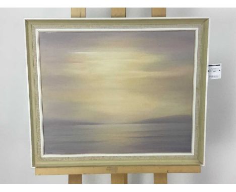 * JOHN WARMERDAM, SKY, LIGHT LOCH oil on canvas, signed and dated '85framedoverall size 54cm x 65cm 