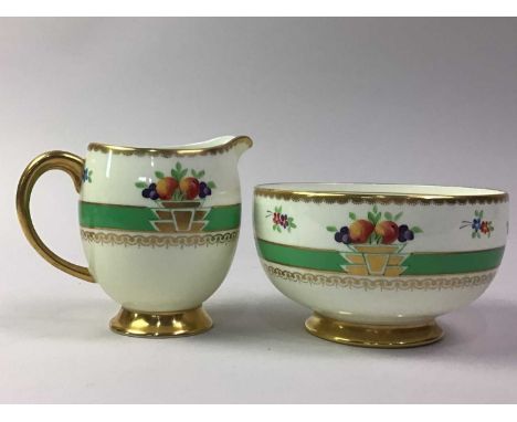 GAINSBOROUGH TEA SERVICE, AND A FOLEY FIFTEEN PIECE COFFEE SERVICE the tea service comprising six cups and saucers, six side 