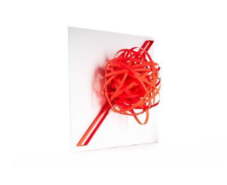 INKTERAKTIV, LINES CHAOTIC paper on card album cover, signed31cm x 31cmINKTERAKTIV, aka Caro Clarke is a London based Urban P