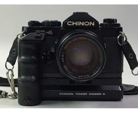 CHINON CE-4 CAMERA, AND ADDITIONAL CAMERAS  including Kodak, Miranda and Minolta