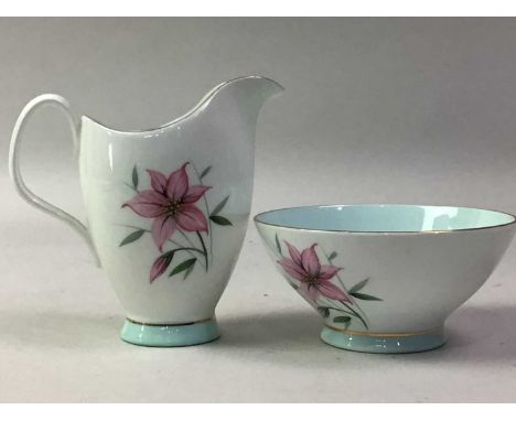 ROYAL ALBERT PART TEA SERVICE, ELFIN PATTERN fourty one pieces