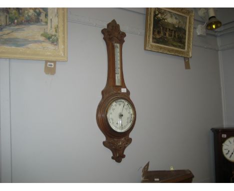 Oak Barometer