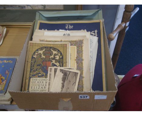 Yorkshire Post Coronation Supplement Etc