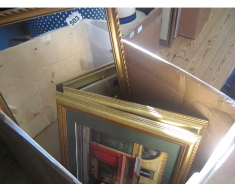 Various Prints &amp; Mirror