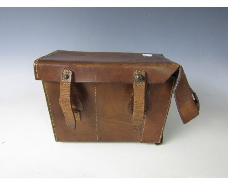 A 1918 British Army field telephone leather case