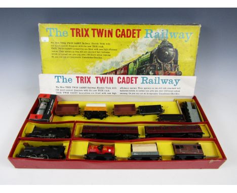 A Trix Twin Cadet Railway set, 00 gauge, with Shell and Esso rolling stock, in original carton 