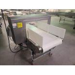 Mettler Toledo Metal Detector, opening dimensions, approx. 16 in. x 27.5 in., top of belt conveyor