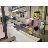 Belt Conveyor, approx. 94 in. x 8 in., stainless steel frame [Loc. Boning Department]
