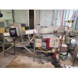 Fortress Metal Detector, opening approx. 13 in. x 26 in., top of belt conveyor to top of metal