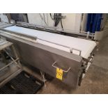 Retractable Belt Conveyor, approx. 90 in. x 20 in., 1.5 hp, motorized, stainless steel frame [Loc.