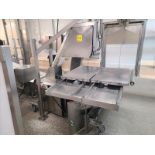 Biro Meat Band Saw, model 4436, w/ 3 drive wheels, stainless steel [Loc. Boning Department]