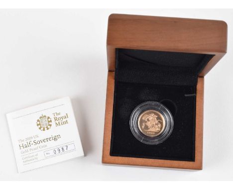Queen Elizabeth II, Gold Proof Half-Sovereign, 2009. Queen Elizabeth II, Gold Proof Half-Sovereign, 2009, Royal Mint, Obverse