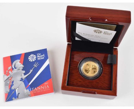 Queen Elizabeth II, 2017 Gold Proof Quarter-Ounce Britannia, 25 Pounds. Queen Elizabeth II, 2017 Gold Proof Quarter-Ounce Bri